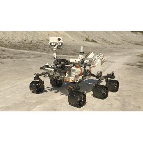 Curiosity Mars Rover Rigged 3D model
